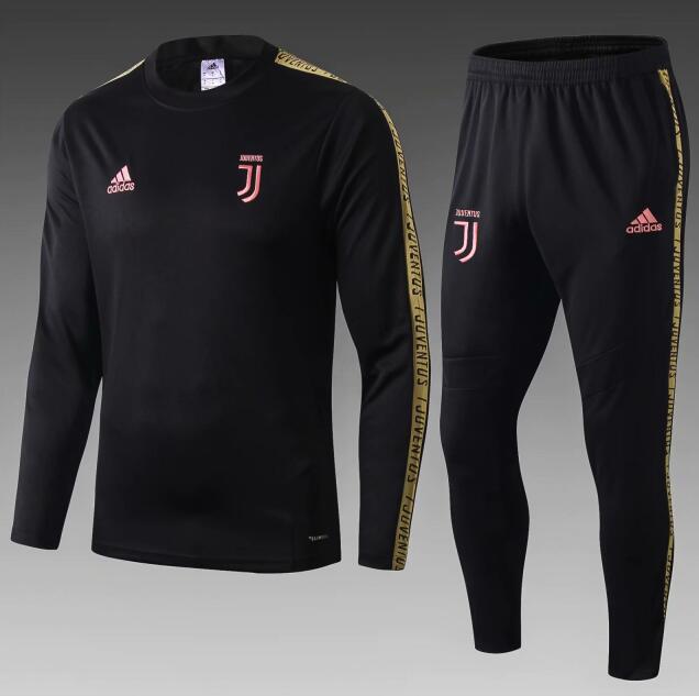 Veste d'entraînement Juventus 2019-2020 noir pas cher
